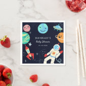 宇宙テーマベビーシャワー銀河系 スタンダードカクテルナプキン (インサイチュ)