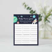 宇宙テーマベビー名シャワーゲーム (スタンド正面)