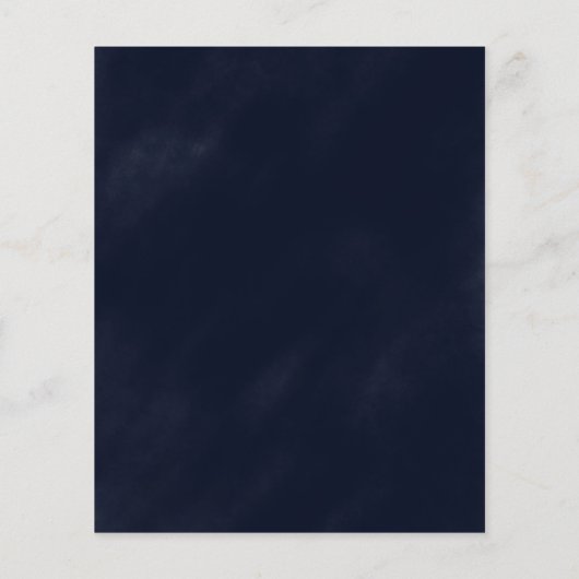 宇宙テーマベビー名シャワーゲーム (裏面)