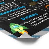 宇宙テーマ先生感謝週 ポスター (角)