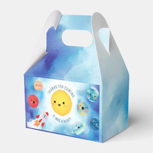 宇宙テーマ宇宙ロケット1stバースデーファゴ フェイバーボックス (裏面サイド)