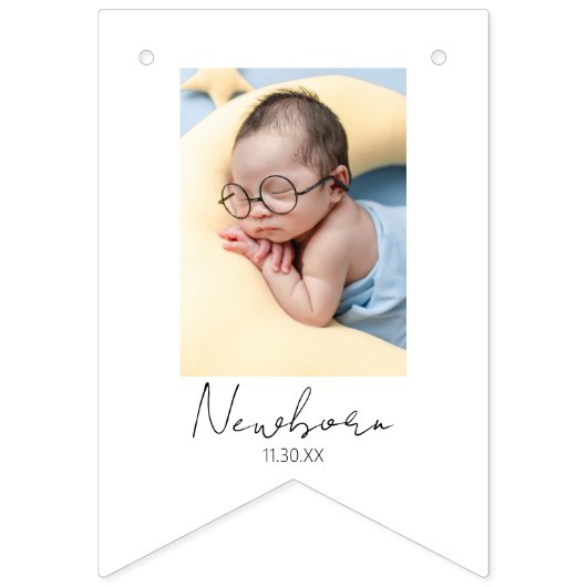 宇宙テーマ1st誕生日12ヶ月フォトバナー バンティングフラッグ (第2の旗)