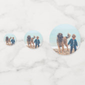 宇宙テーマ1st誕生日UFO写真 コンフェッティ (正面)