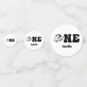 宇宙テーマ1st誕生日UFO写真 コンフェッティ (裏面)