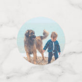 宇宙テーマ1st誕生日UFO写真 コンフェッティ (スモール正面)