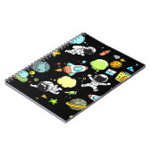 宇宙テーマ ノートブック (左側)