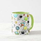 宇宙テーマ マグカップ (正面右)