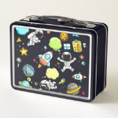 宇宙テーマ メタルランチボックス (裏面)