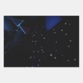 宇宙テーマ（星） ラッピングペーパーシート (正面)