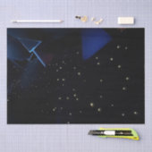 宇宙テーマ（星） 薄葉紙 (クラフト)