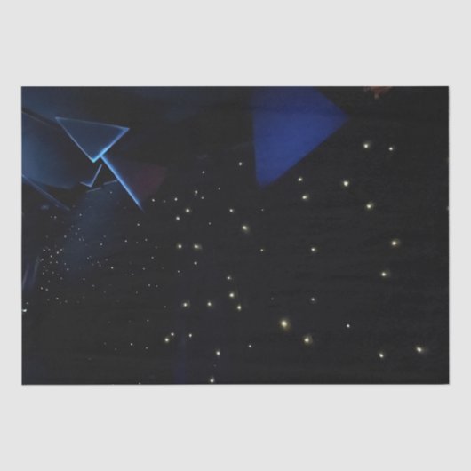 宇宙テーマ（星） 薄葉紙 (正面)