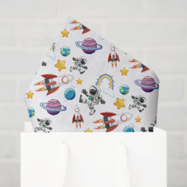 宇宙デコパージュティシュペーパー、宇宙飛行士 薄葉紙