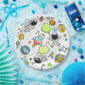 宇宙デザインカスタム紙プレート9" ペーパープレート (パーティー)