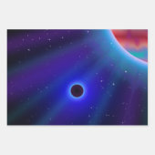 宇宙デジタル絵画 ラッピングペーパーシート (正面3)