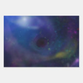 宇宙デジタル絵画 ラッピングペーパーシート (正面)
