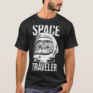宇宙トラベラーキャットキャットオーナーペット子猫キッテン猫 Tシャツ