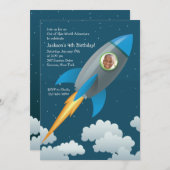 宇宙トラベラーフォト招待状 招待状 (正面/裏面)