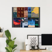 宇宙トラベルポスターコレクション ポスター (ホームオフィス)