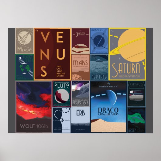 宇宙トラベルポスターコレクション ポスター (正面)