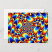 宇宙トラベル – フラクタル ポストカード (正面/裏面)