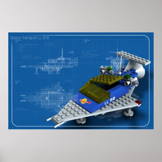 宇宙トランスポートLL 918 ポスター (正面)