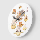 宇宙トリップアクリルウォールクロック ラージ壁時計 (傾斜)