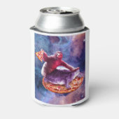 宇宙トリップ（幻覚体験）のようなスロッスタートルスパスピザ 缶クーラー (缶裏面)
