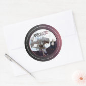 宇宙トーラステッカー ラウンドシール (封筒)