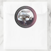 宇宙トーラステッカー ラウンドシール (バッグ)