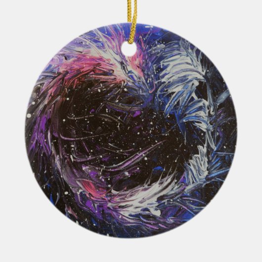 宇宙ドラゴン セラミックオーナメント (正面)