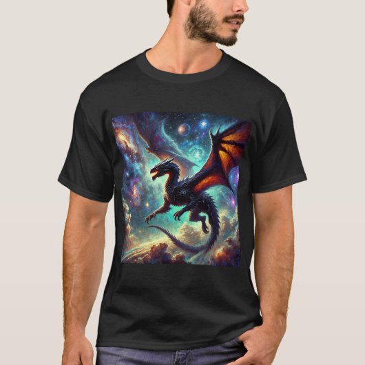 宇宙ドラゴン Tシャツ (正面)