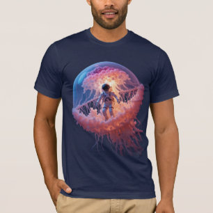 「宇宙ドリフト:クラゲ星雲の宇宙飛行士」 Tシャツ