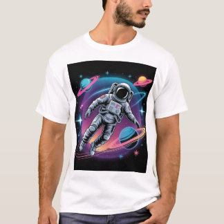 宇宙ドリフト – ネオン銀河系 Tシャツ
