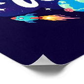 宇宙ドリームズウィリアムウォールアート ポスター (角)