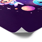 宇宙ドリームズエヴェリンウォールアート ポスター (角)