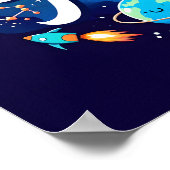 宇宙ドリームズセオドアウォールアート ポスター (角)