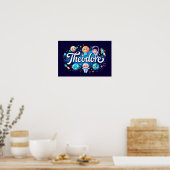 宇宙ドリームズセオドアウォールアート ポスター (キッチン)