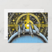 宇宙ドルフィン ポストカード (正面/裏面)