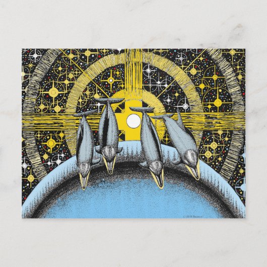 宇宙ドルフィン ポストカード (正面)