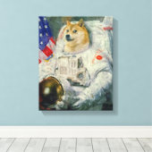 宇宙ドージキャンバ絵を描ス版 キャンバスプリント (インサイチュ (ウッドフロア))