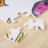 宇宙ドードルズコズミックバックグラウンド ジグソーパズル (側面)