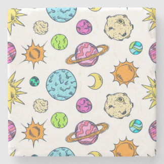 宇宙ドードルズコズミックバックグラウンド ストーンコースター