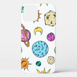 宇宙ドードルズコズミックバックグラウンド iPhone 12ケース
