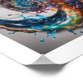 宇宙ナウチラス殻 ポスター (角)