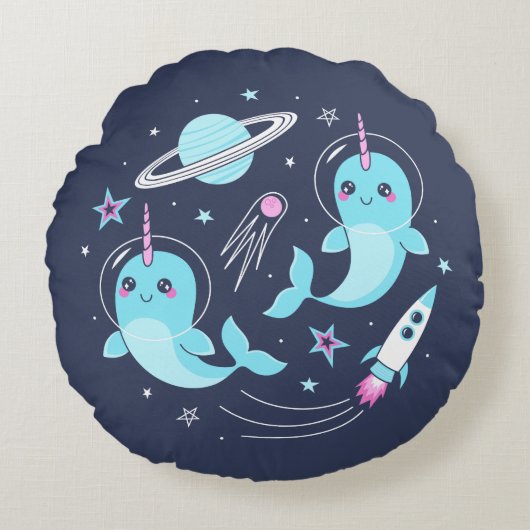 宇宙ナルハル ラウンドクッション (正面)