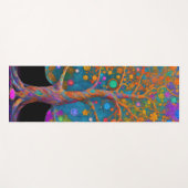 宇宙ニューエイジツリー・オブ・ライフ ヨガマット (正面(横))