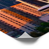 宇宙ニードルはシアトルの夕暮れ時の塔 ポスター (角)