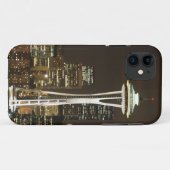 宇宙ニードルシアトルワシントン@ナイトフォト Case-Mate iPhoneケース (裏面(横))