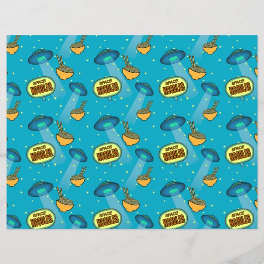 宇宙ヌードルナイトスカイスクラップブック紙 (正面)