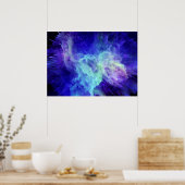 宇宙ネオン爆発#1 ポスター (キッチン)